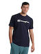 T-shirt Navy Μπλε