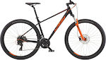 KTM Chicago 292 29" 2022 Μαύρο Mountain Bike με 24 Ταχύτητες και Υδραυλικά Δισκόφρενα