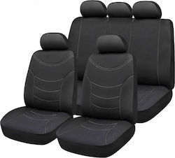 Bottari Car Cover Set 9pcs Polyester Black