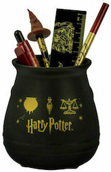 Wizarding World Harry Potter Cauldron Desk Tidy Set Kids Stationery Set with Pencil, Eraser, Ruler and Pencil Holder