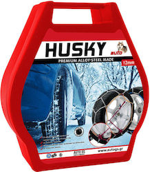 Husky No 95 Anti Skid Chains with 12mm Thickness for Passenger Car 2pcs