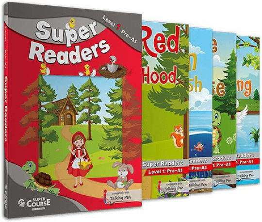 Super Readers Level 1 (junior A), Пакет 4 Приказки (+ Mp3 + Речник)