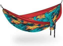 Eno Doublenest Αιώρα Αλεξίπτωτο Διπλή Υφασμάτινη Tie Dye Red 285x188εκ. Eno Doublenest Αιώρα Αλεξίπτωτο Διπλή Υφασμάτινη Tie Dye Red 285x188εκ.