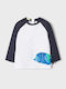 Mayoral Ecofriends Kids Swimwear Long Sleeve Shirt White