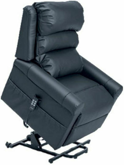 Stylea II Relax Armchair with Footstool Titane 80x51x105cm