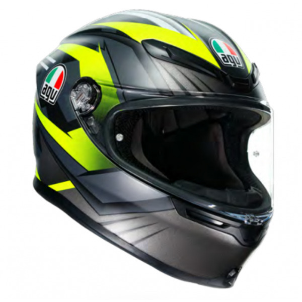 AGV K6 Excite Camo/Yellow Κράνος Μηχανής Full Face 1220gr με Pinlock