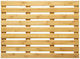 Atmosphera Badematte Hölzernes Rechteckig Bamboo 07.174673 Beige 50x68cm