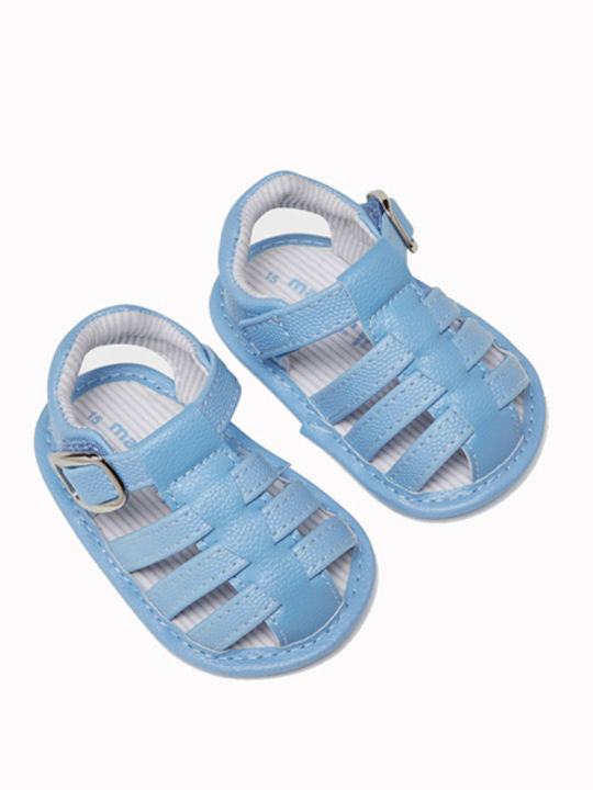 Mayoral Mayoral Soft-Sole Baby Sandals Light Blue