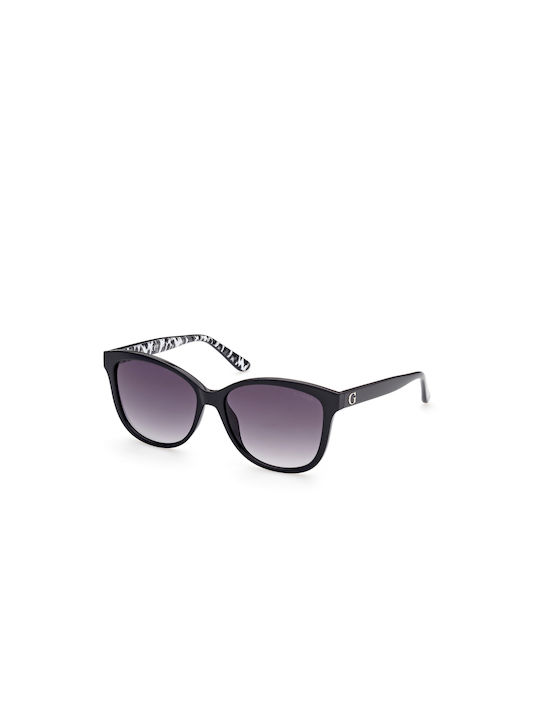 Guess Sonnenbrillen mit Schwarz Rahmen und Schwarz Verlaufsfarbe Linse GU7828 01B
