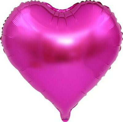 Balon Folie Inima Roz 46buc Fuchsia