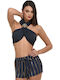 MiandMi Damen Kurze Hosen Strand Marineblau