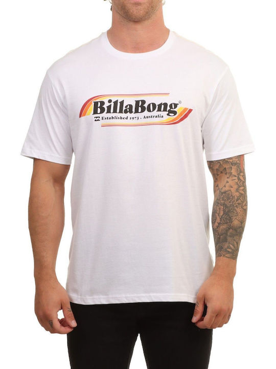 Billabong Seventy Roads T-shirt Bărbătesc cu Mânecă Scurtă Alb