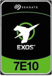 Seagate Exos 7E10 10TB HDD Festplatte 3.5" SATA III 7200Umdrehungen pro Minute mit 256MB Cache für Server