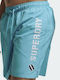 Code Applque Men's Swimwear Shorts Turquoise