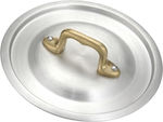 Aluminium lid 12cm with 1 gold handle Italian TG373089