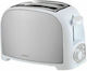 Primo PRST-40386 400386 Toaster 2 Schlitze 750W Inox