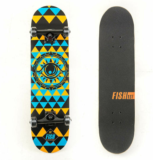 Fish Skateboards Eye Complete Shortboard Πολύχρωμο
