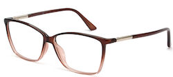 Calvin Klein Damen Acetat Schmetterling Braun B...