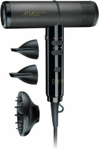 Diva Pro Styling Atmos Atom Ionic Επαγγελματικό Πιστολάκι Μαλλιών 2000W