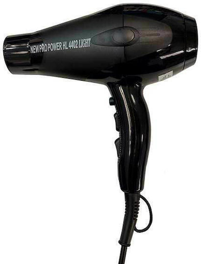 Hairlux Italy Pro Power 4402 HL Professionell Haartrockner 2400W Black