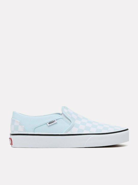 Asher Women's Canvas Slip-Ons Light Blue