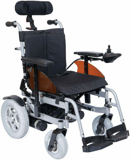 Mobiak Titan Electric Wheelchair Folding 44cm 0811317 Silver