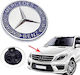 Carner Car Signal Stickers Mercedes-Benz 5.7cm for Car Hood in Blue Color 1pcs