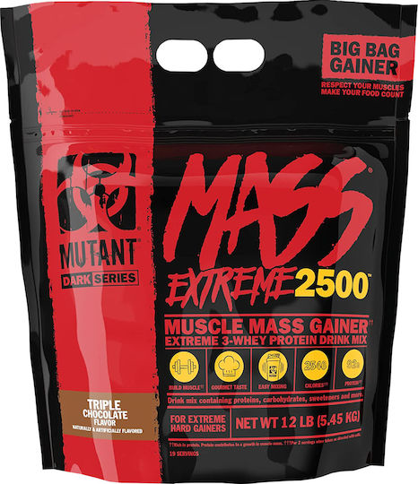 Mutant Mass Extreme 2500 Protein Whey with Flavor Triple Chocolate 5.45kg
