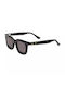 Opera Premium Sunglasses with Black Acetate Frame and Black Lenses Black