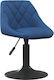 Rotativă Scaun Vizitator Albastru 46x44x77.5cm 1buc