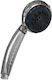 General Trade Handheld Showerhead with Flow Stop Switch Inox