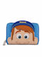Loungefly Disney Wreck It Ralph Fix It Felix Παιδικό Πορτοφόλι με Φερμουάρ Γαλάζιο