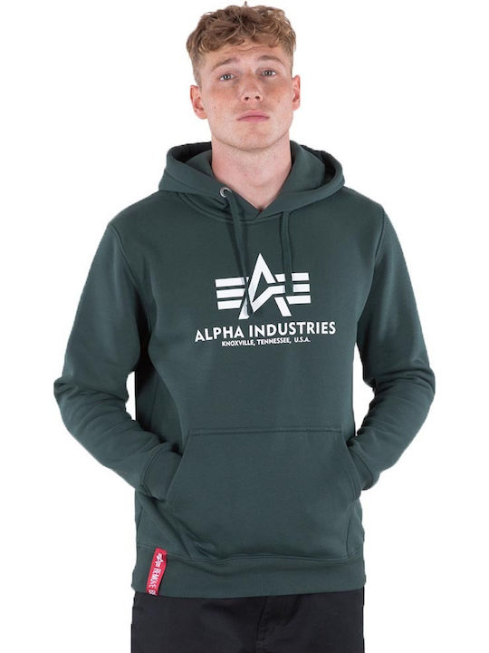 Alpha Industries Men's Hooded Sweatshirt Khaki 178312-142