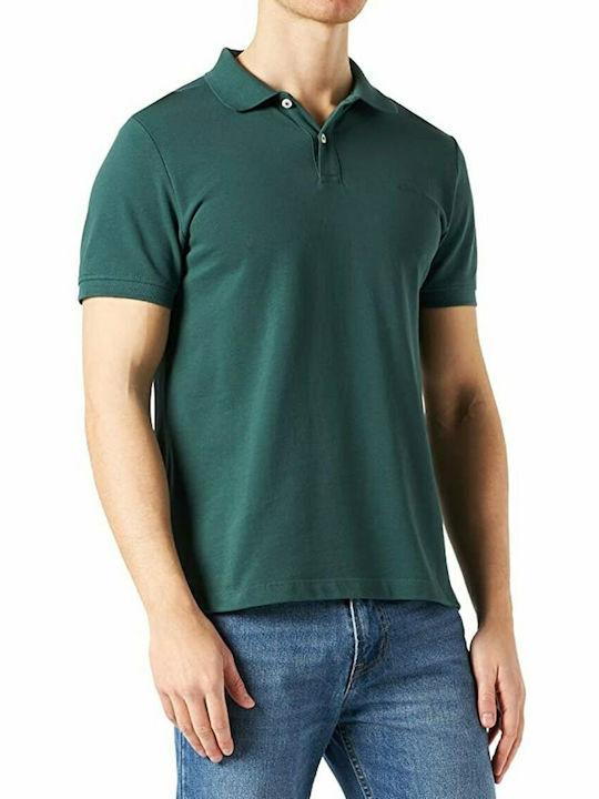 S.Oliver Herren Shirt Kurzarm Polo Grün