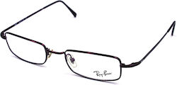 Ray Ban Vintage Metal Burgundy Eyeglass Frame Ray Ban Vintage Metal Burgundy Eyeglass Frame