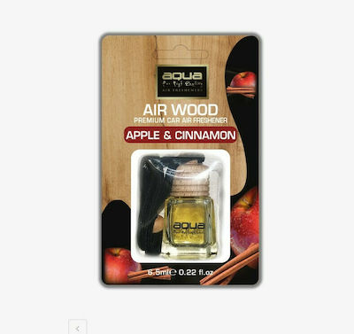 Aqua Hängendes Autoduftöl Air Wood Apfel & Zimt 6.5ml 1Stück