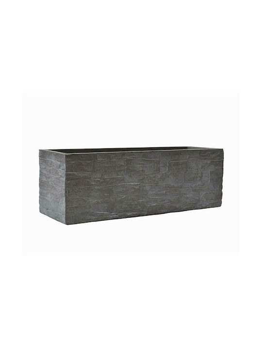 Plastona Planter Box Fibreclay Brick 70x23.5cm in Black Color 00.03.34516