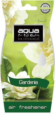 Aqua Car Air Freshener Tab Pendand The Naturals Gardenia 00-0