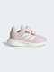 Adidas Αθλητικά Παιδικά Παπούτσια Running Tensaur Run 2.0 CF I με Σκρατς Clear Pink / Core White