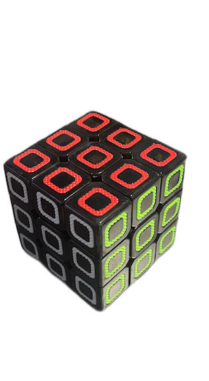 Square Speed Cube 3x3 Black for 6+ Years 98865410-1 1pcs