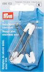 Prym Ațe Alb Siguranță 5.5cm. 4buc 086103