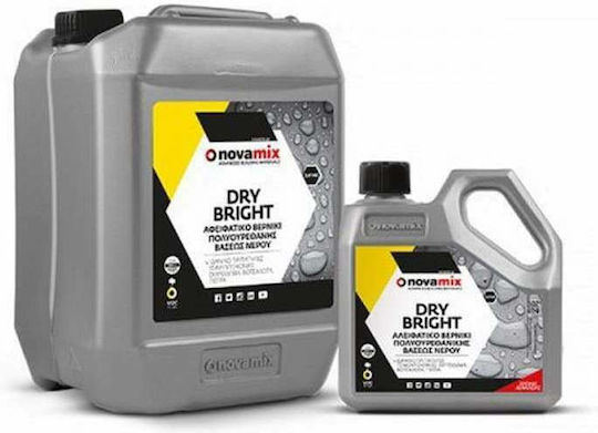 Novamix Dry Bright Lac de finisare Poliuretan pentru apa Alb Satin 5lt