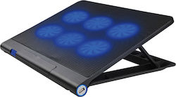 Platinet Cooling Pad με 6 Ανεμιστήρες και Φωτισμό (PLCP6FB)
