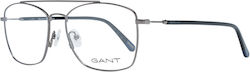 Gant Metal Eyeglass Frame Silver GA3194 008