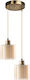 Megapap Oriana Pendant Lamp 2xE27 Gold