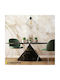 Megapap Nura Κρεμαστό Φωτιστικό Μαύρο με Ντουί E27 24x24x72εκ.