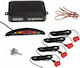 Maxeed Car Parking System with Screen and 4 Sensors in Red Colour R