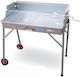 BBQ A' Galvanized Charcoal Grill 40cmx80cm