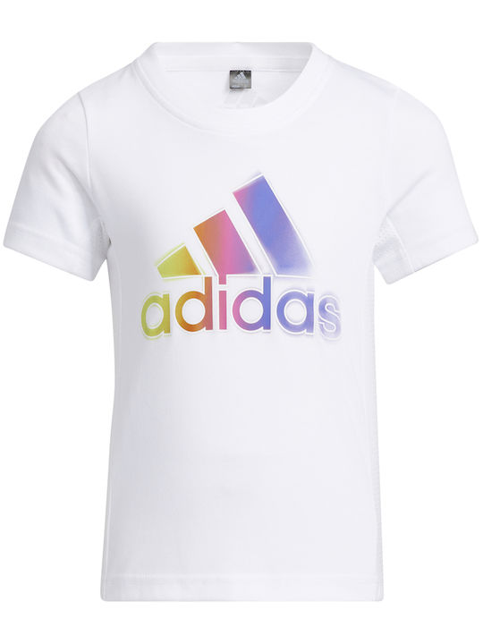 adidas Tricou pentru copii Alb Performance