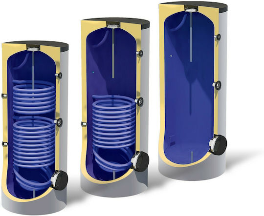 Nobel Boiler Λεβητοστασίου Glass 500lt με δύο Εναλλάκτες για Αντλίες Θερμότητας